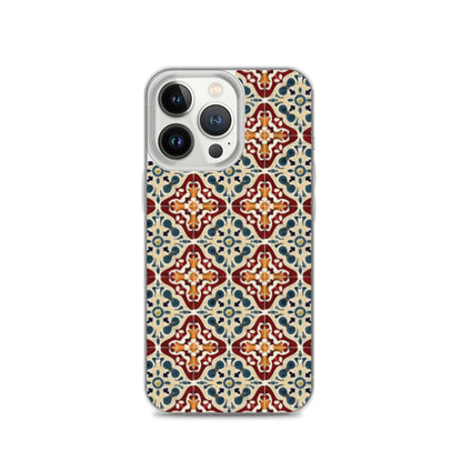 iPhone Case Classic Encaustic Tile Red