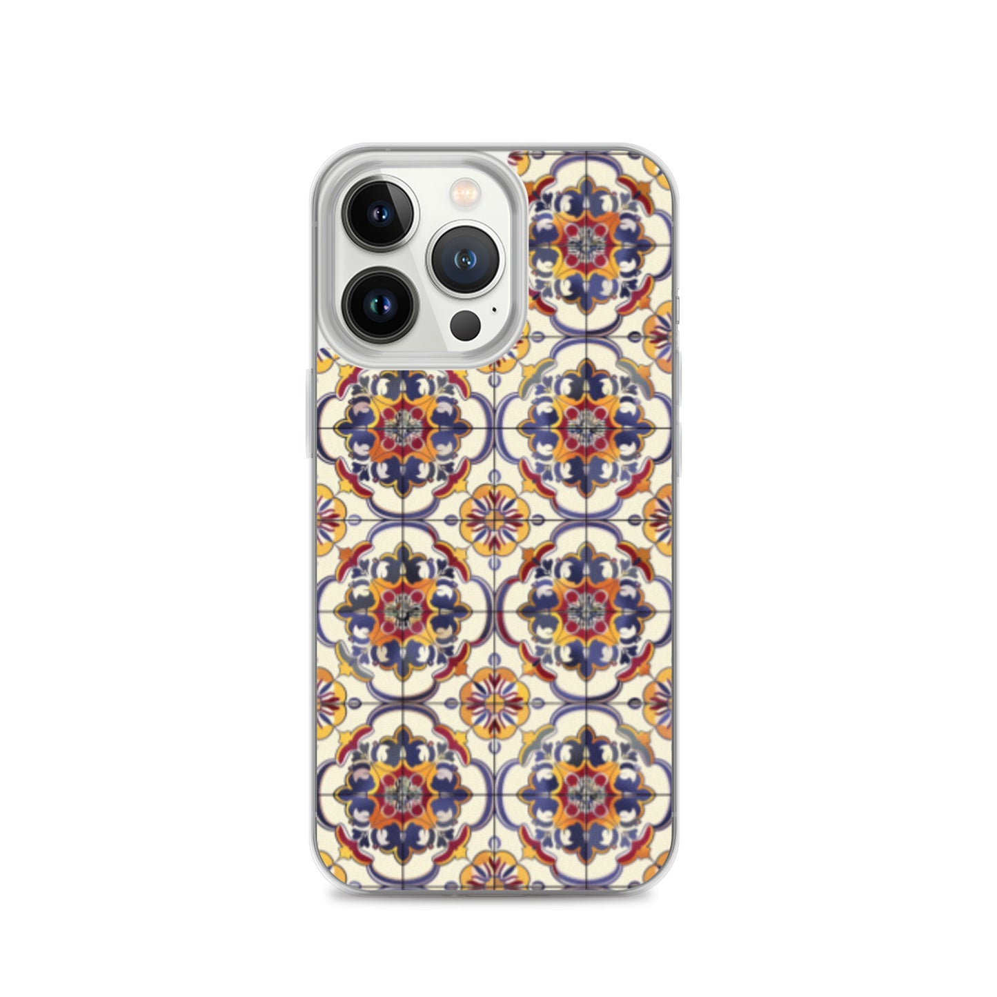 iPhone Case Classic Victorian Tile Blue