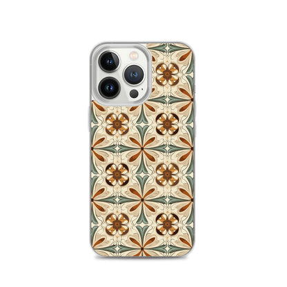 iPhone Case Ornate Leaves Tile
