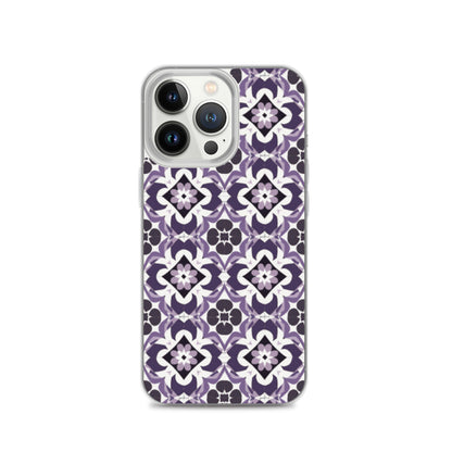iPhone Case Purple Moroccan Style Tile