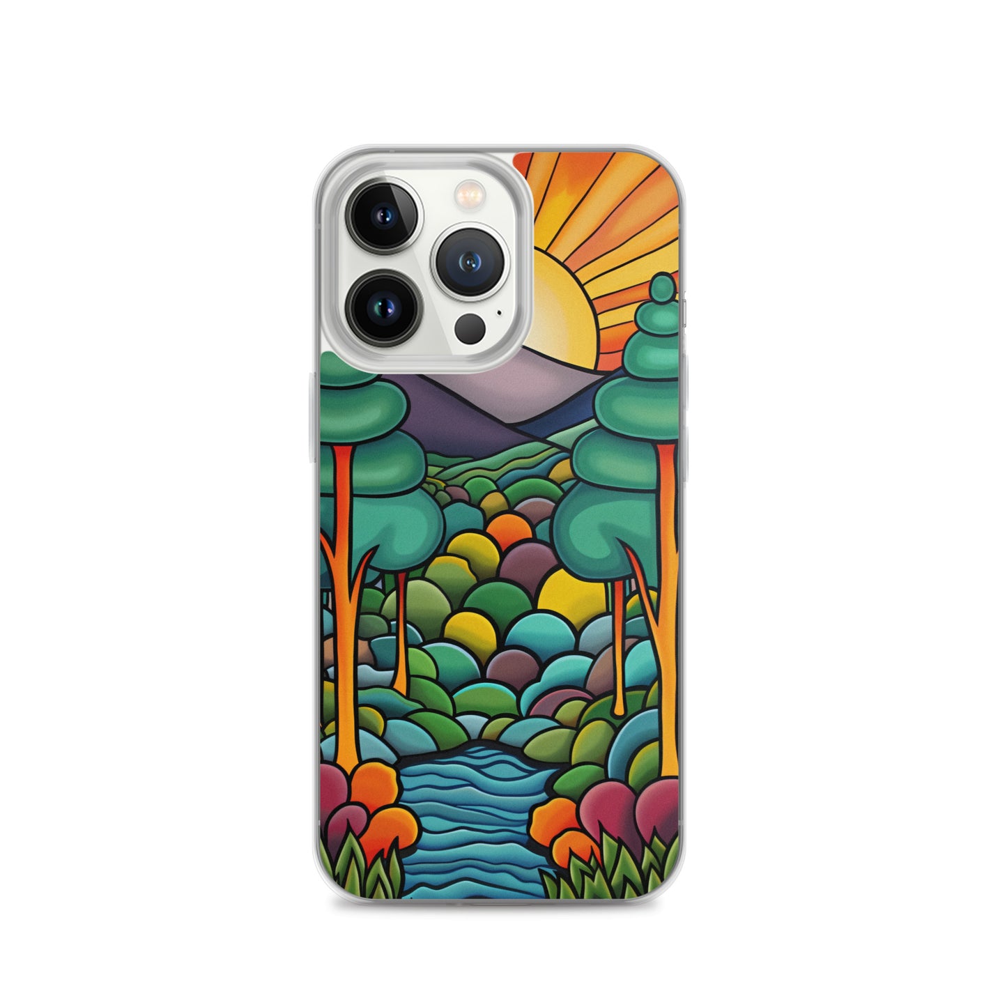 iPhone Case Arkley Sunrise over Mountains and Forest
