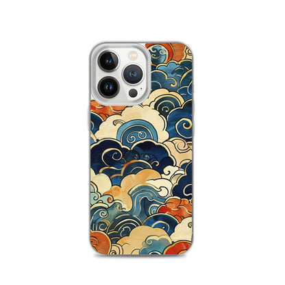 iPhone Case Stylized Clouds