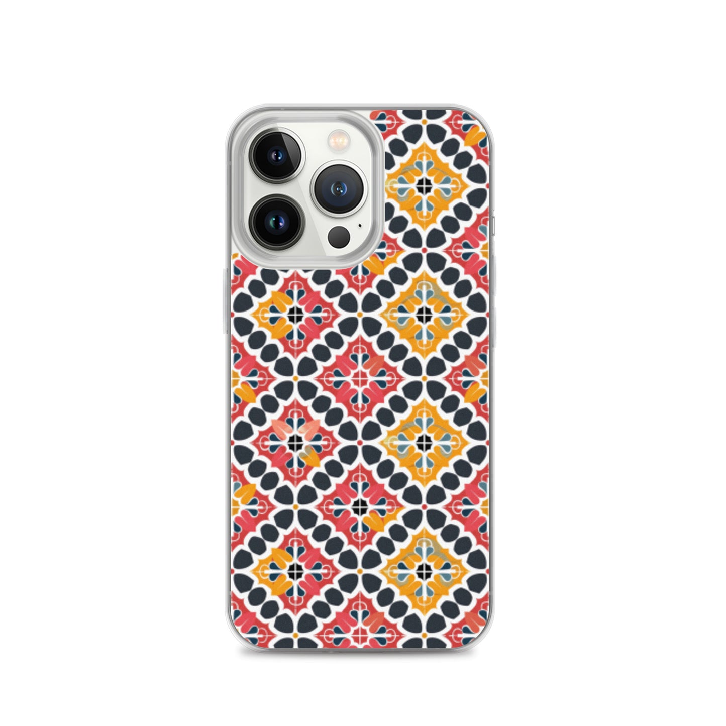 iPhone Case Colorful Spanish Quatrefoil Pattern