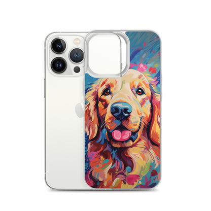 iPhone Case Painted Golden Retriever