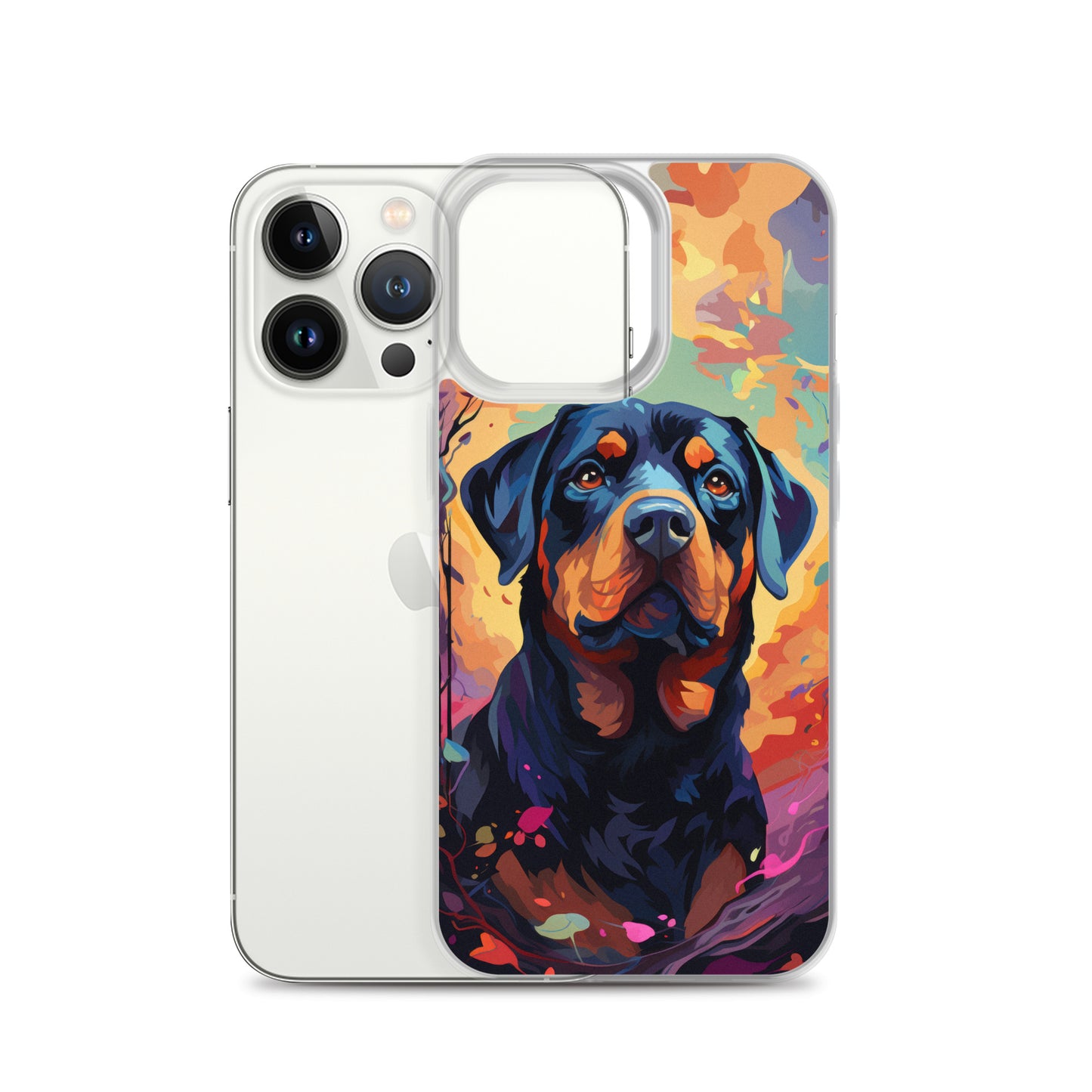 iPhone Case Painted Rottweiler