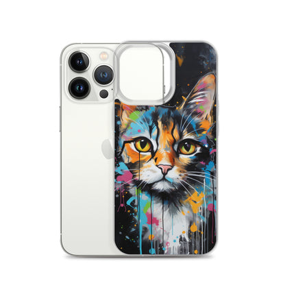 Graffiti Calico Cat iPhone Case