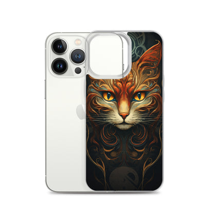 Art Nouveau Cat #2 iPhone Case