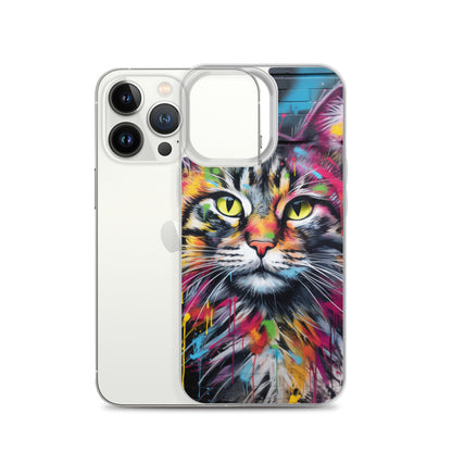 Graffiti Cat iPhone Case