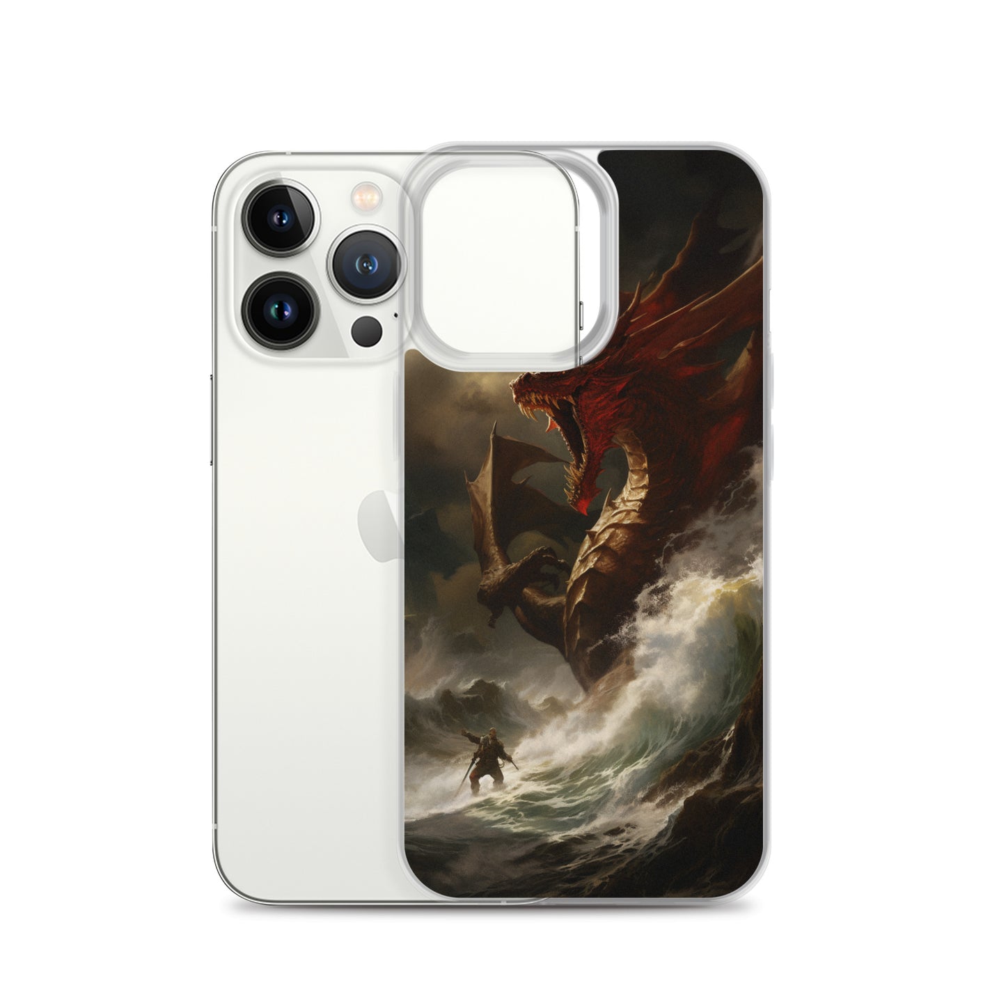 Dragon Battle iPhone Case