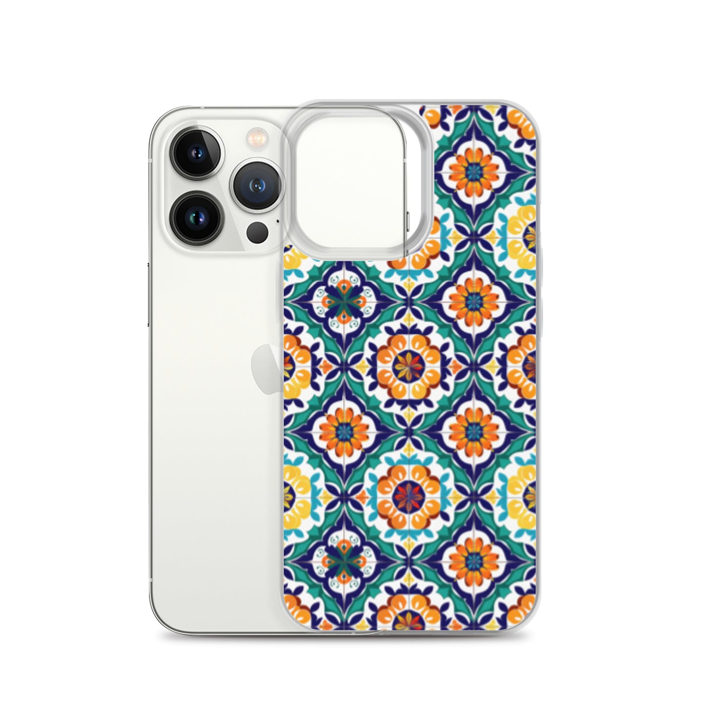 iPhone Case Talavera Tiles Green and Blue