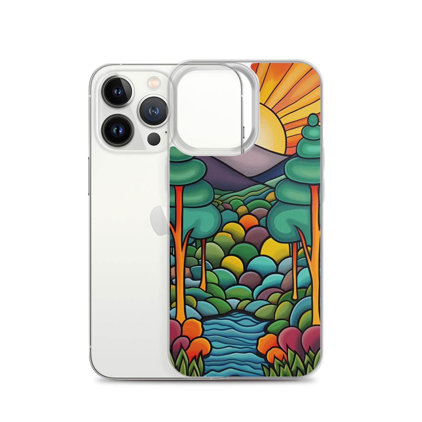 iPhone Case Arkley Sunrise over Mountains and Forest
