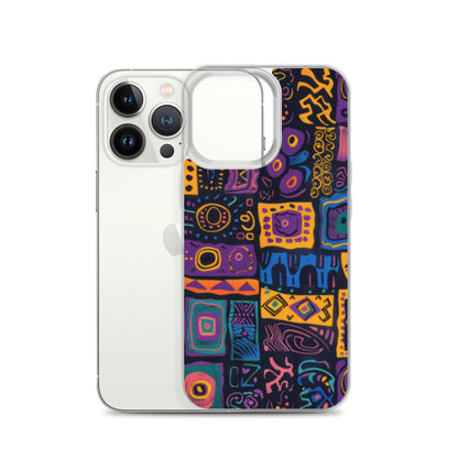 iPhone Case Colorful Yemanja Pattern