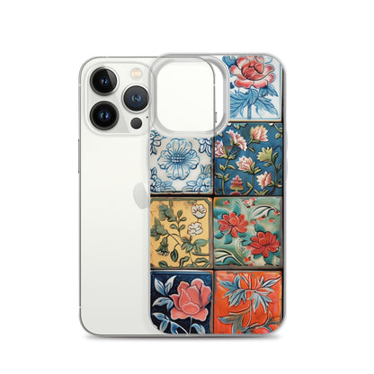 iPhone Case Colorful Majolilca Tiles