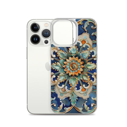 iPhone Case Malaysian Ceramic Tile Pattern
