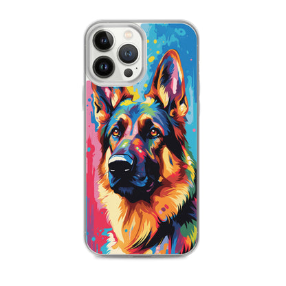 iPhone Case Painted German Shepherd