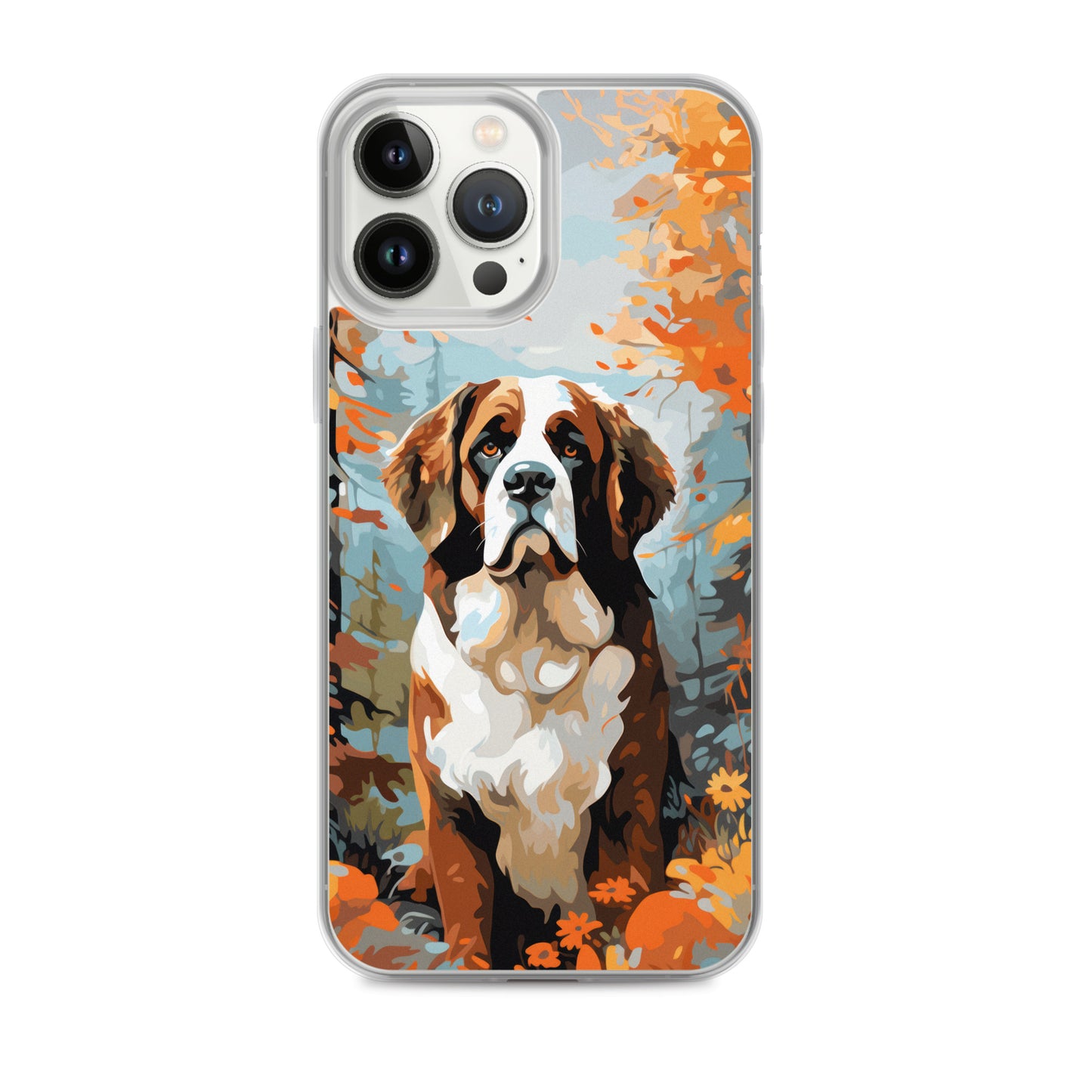 iPhone Case Painted St. Bernard