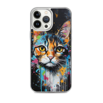 Graffiti Calico Cat iPhone Case