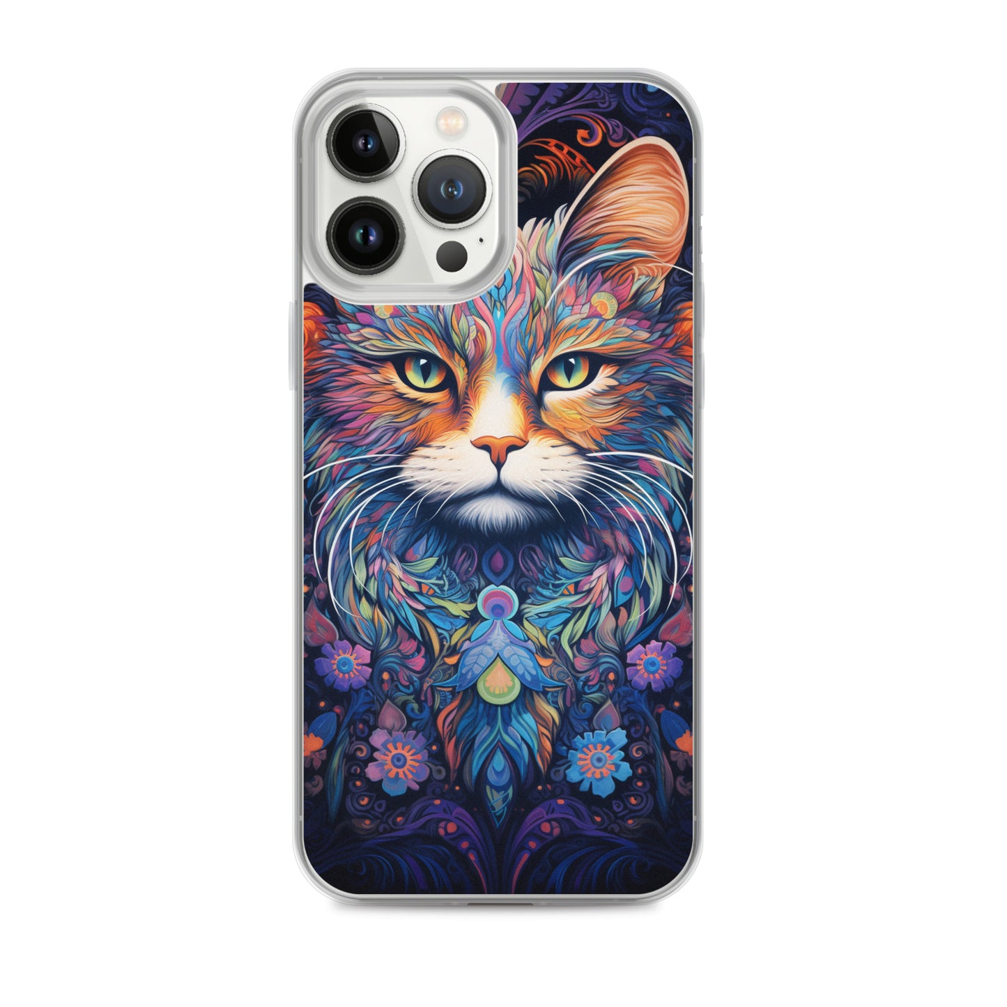 Psychedelic Cat #2 iPhone Case