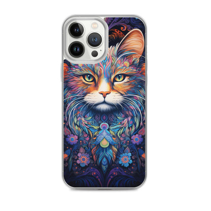 Psychedelic Cat #2 iPhone Case