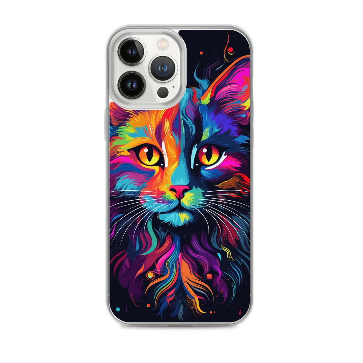 Day Glo Cat iPhone Case
