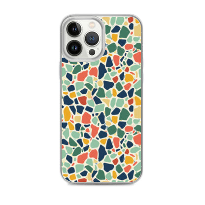 iPhone Case Colorful Retro Terrazzo Tile