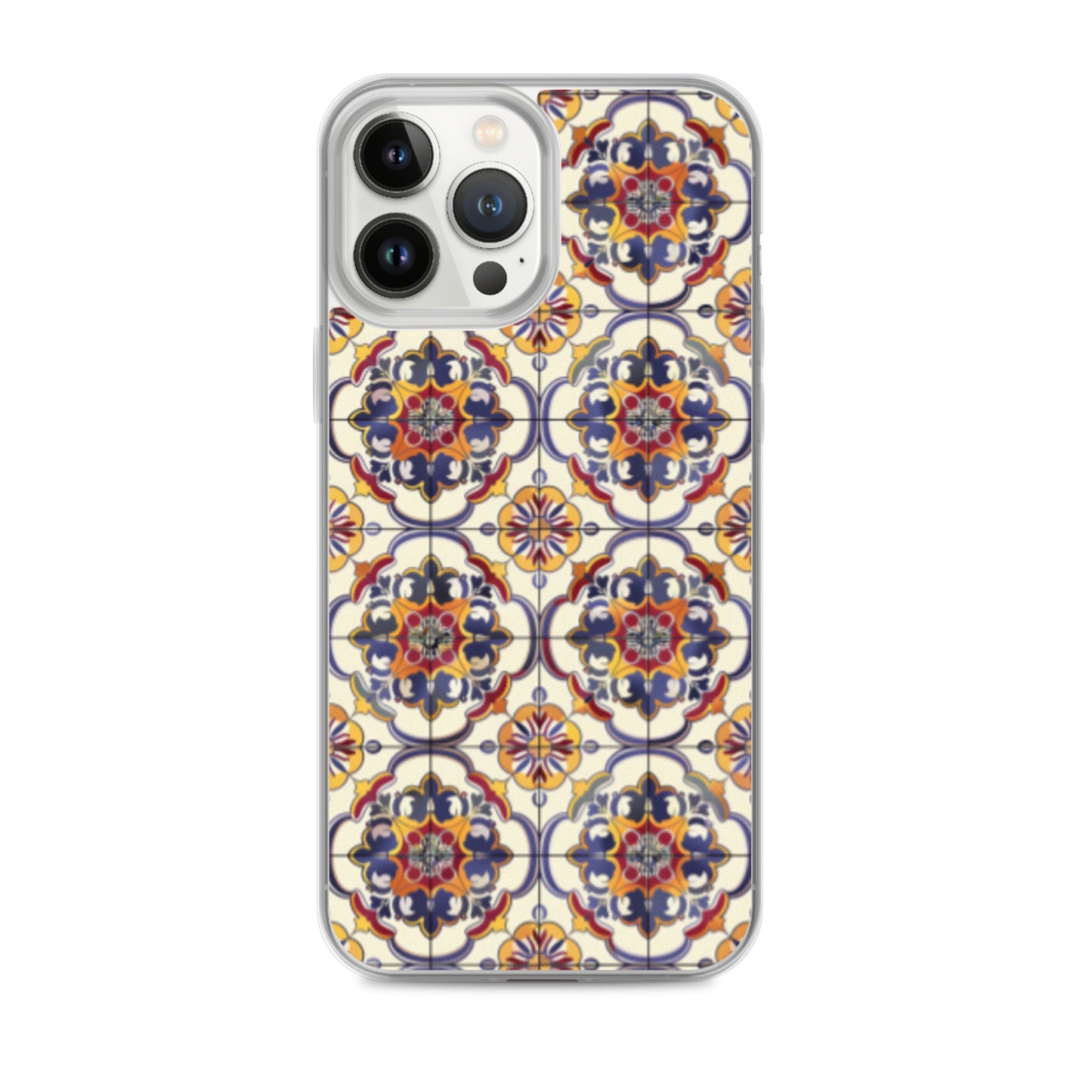 iPhone Case Classic Victorian Tile Blue