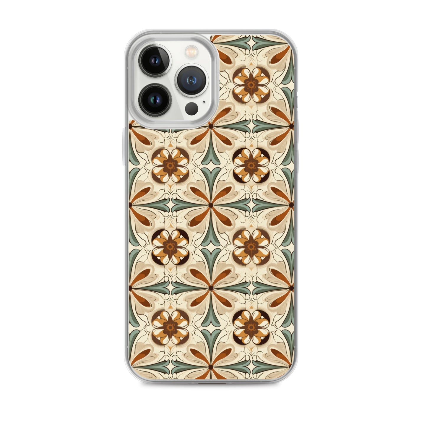 iPhone Case Ornate Leaves Tile