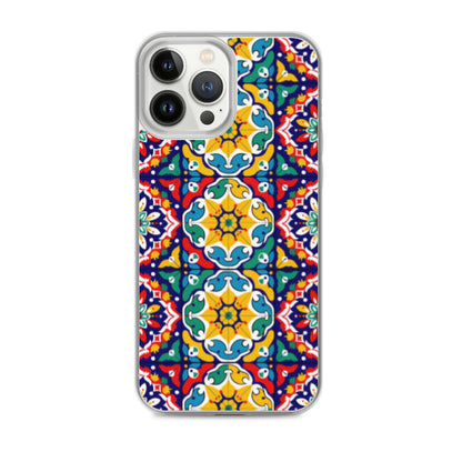 iPhone Case Talavera Tiles Red and Yellow