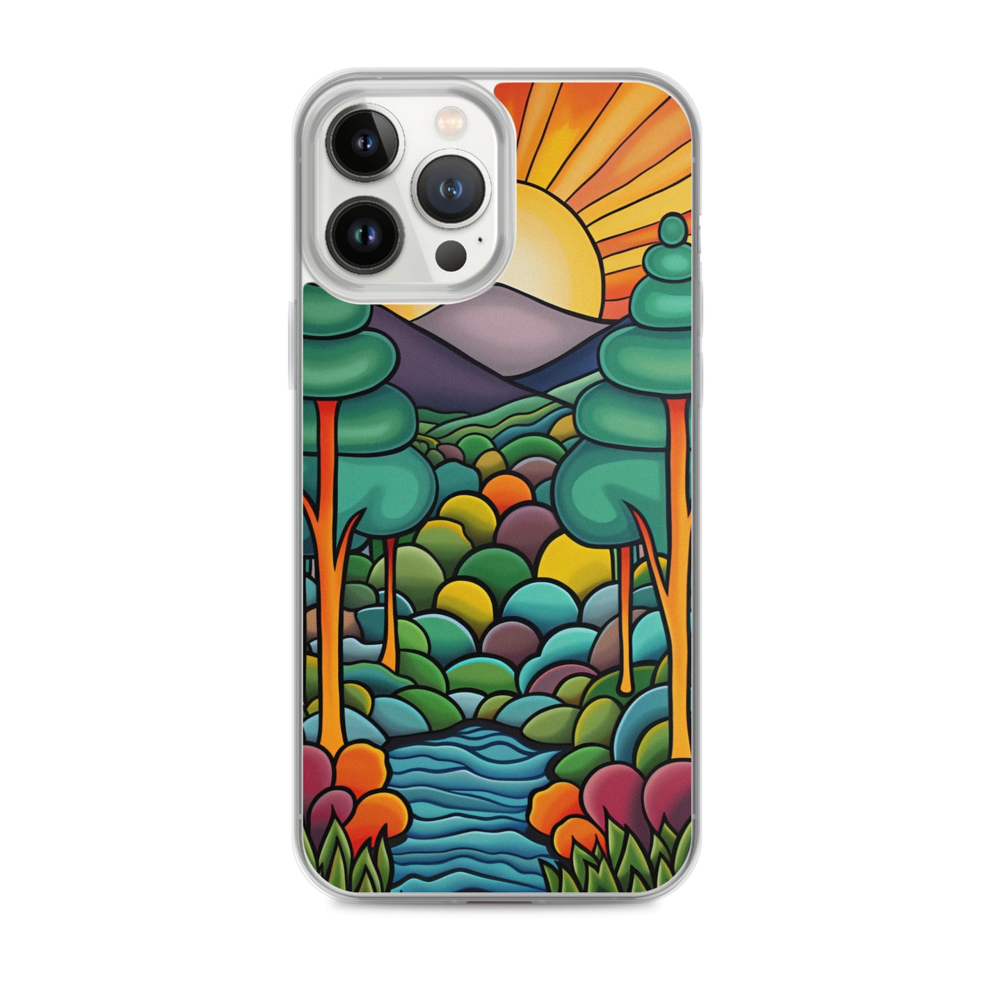 iPhone Case Arkley Sunrise over Mountains and Forest