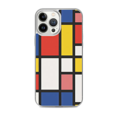 iPhone Case Colorful De Stijl