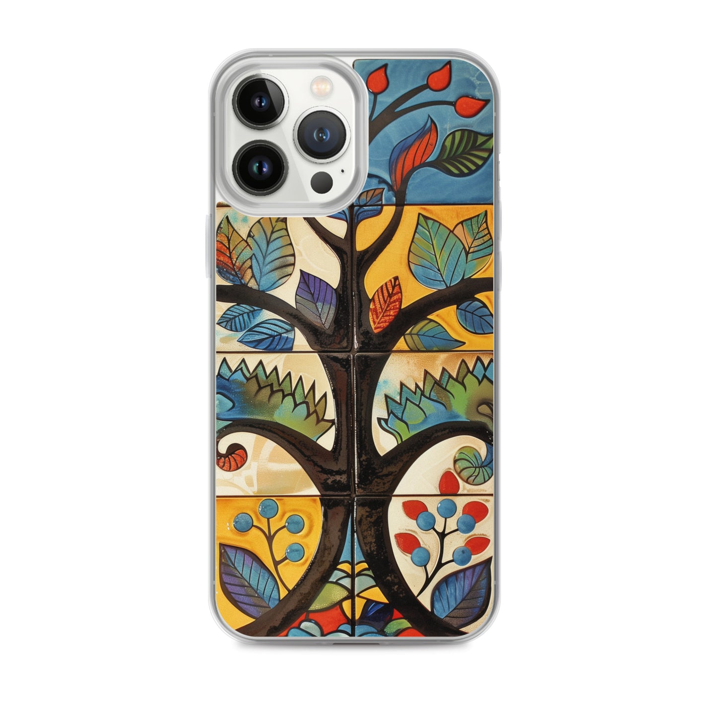 iPhone Case Colorful Tile Tree