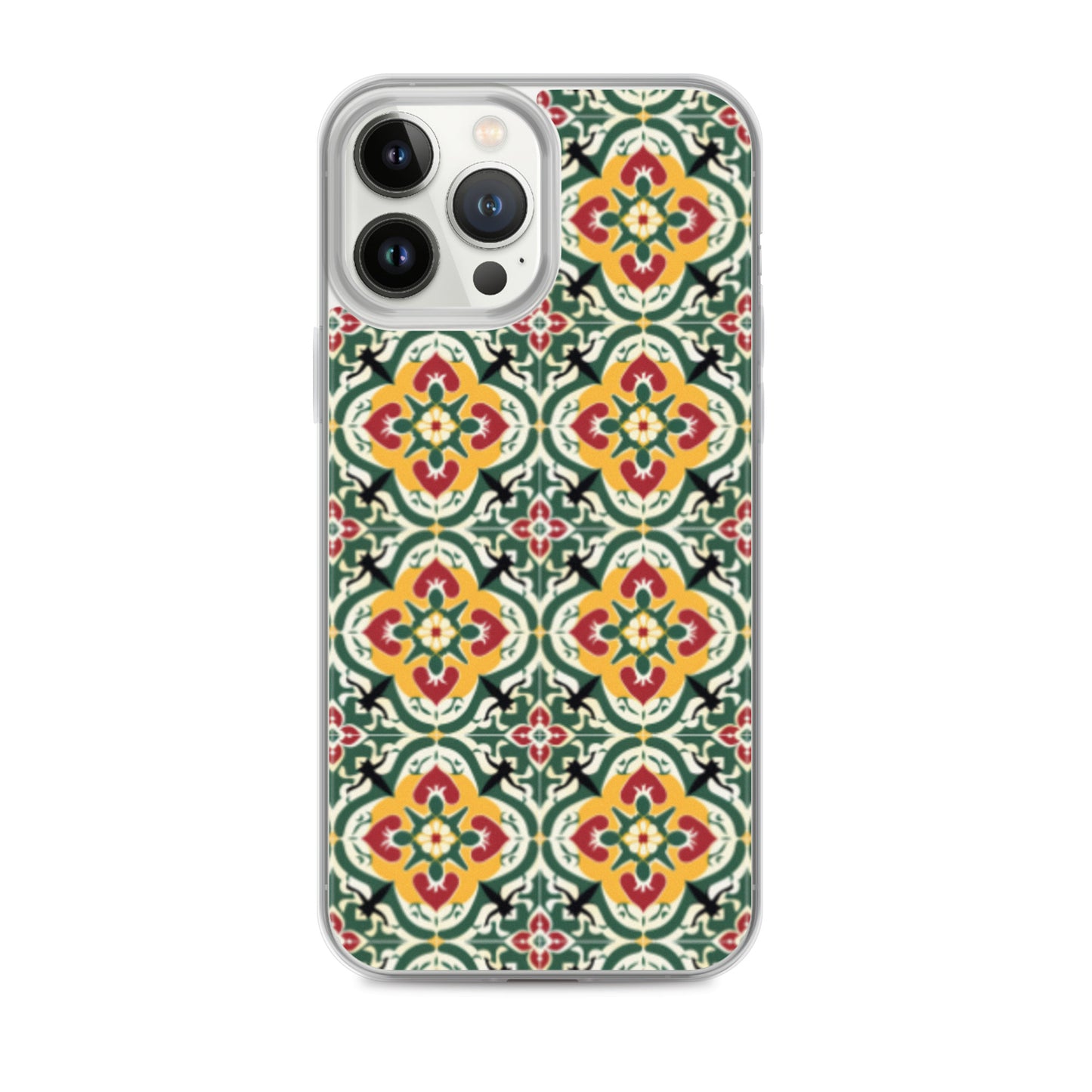 iPhone Case Colorful Traditional Maltese Cement Tile Pattern