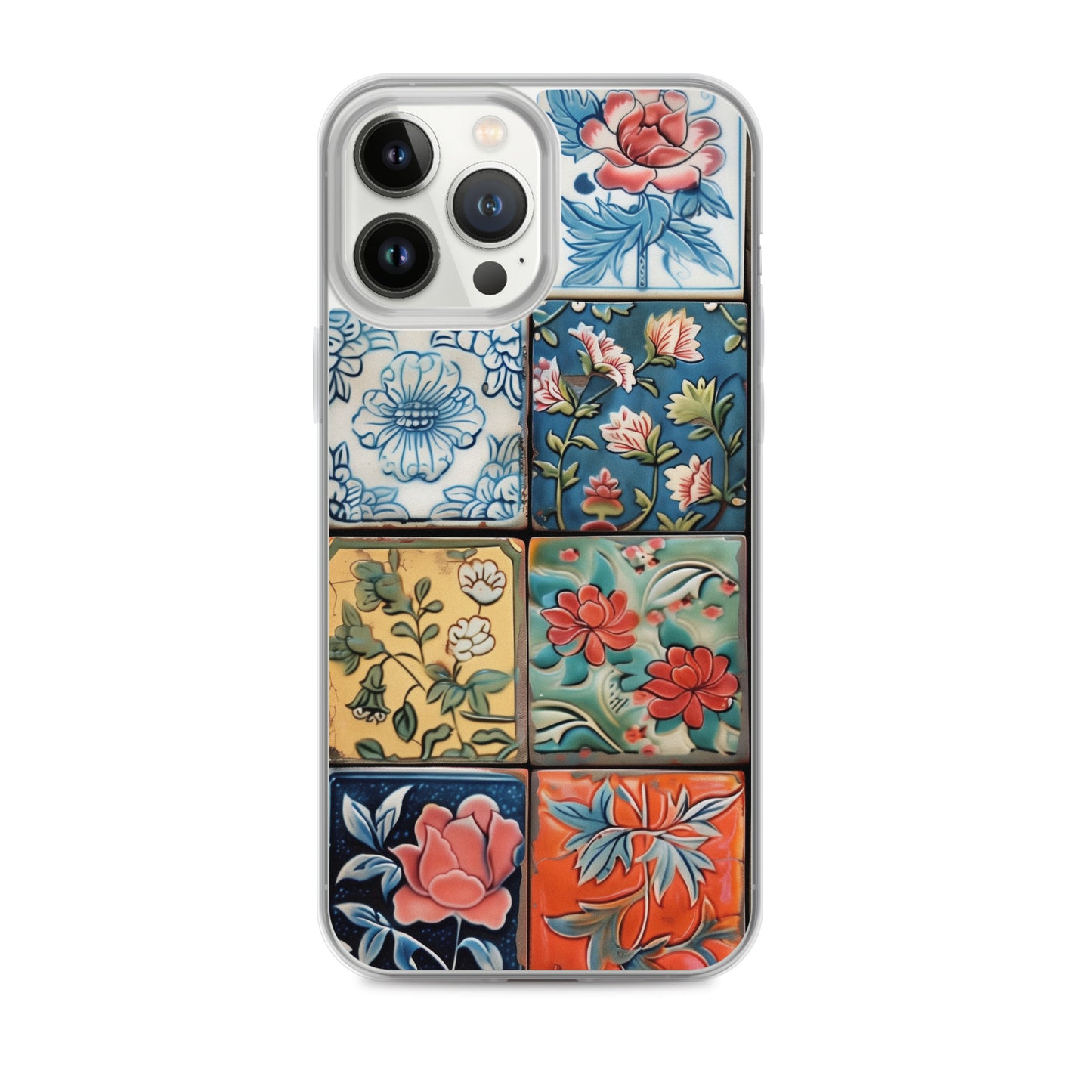iPhone Case Colorful Majolilca Tiles