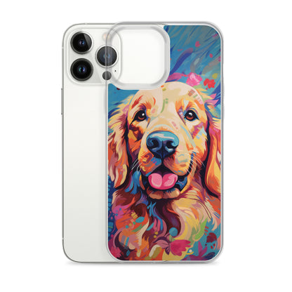 iPhone Case Painted Golden Retriever