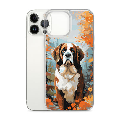 iPhone Case Painted St. Bernard