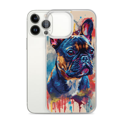 Painted French Bulldog iPhone Case