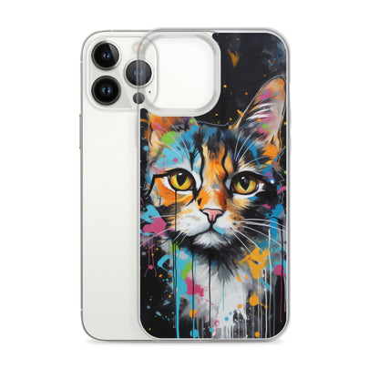 Graffiti Calico Cat iPhone Case