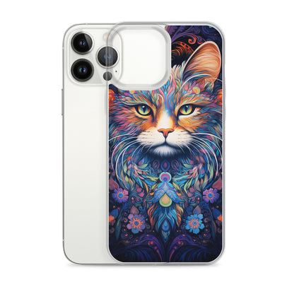 Psychedelic Cat #2 iPhone Case