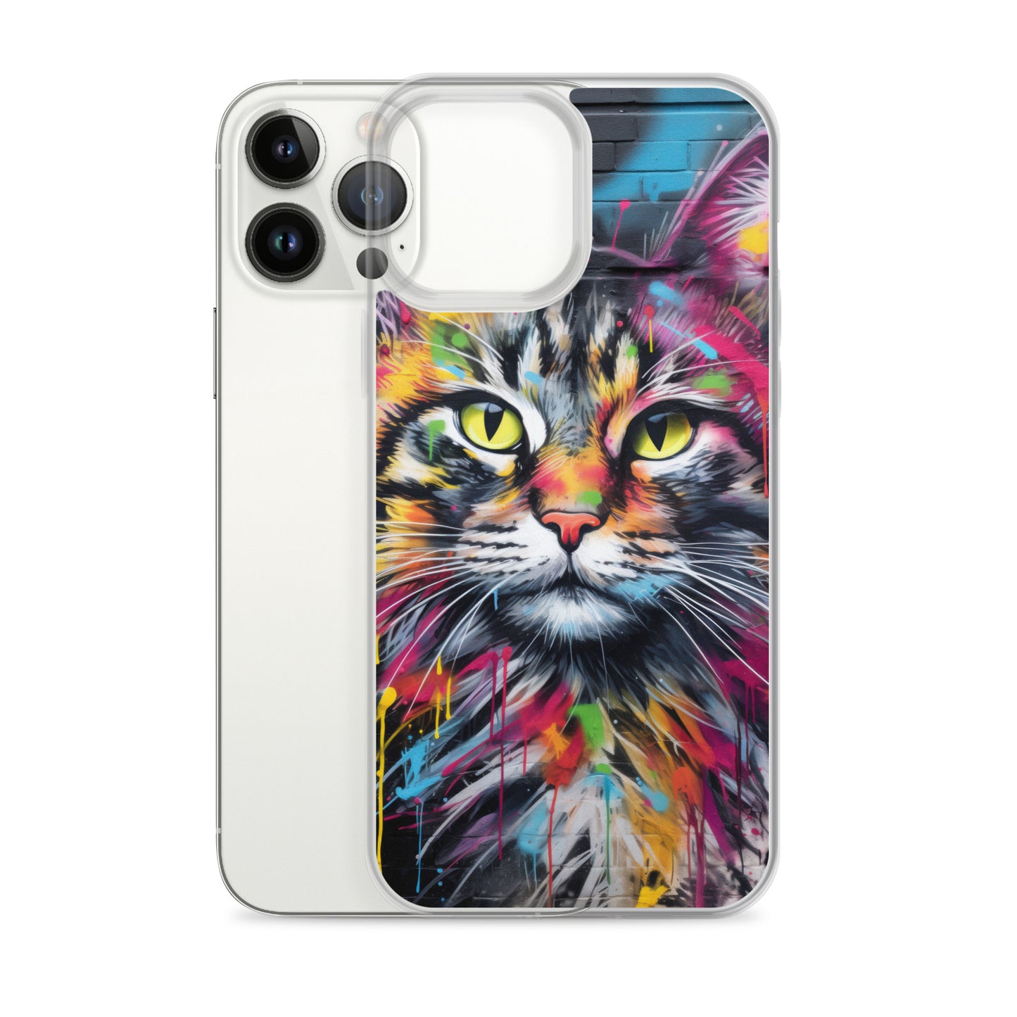 Graffiti Cat iPhone Case