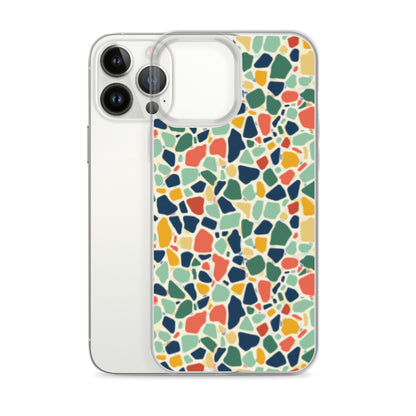iPhone Case Colorful Retro Terrazzo Tile