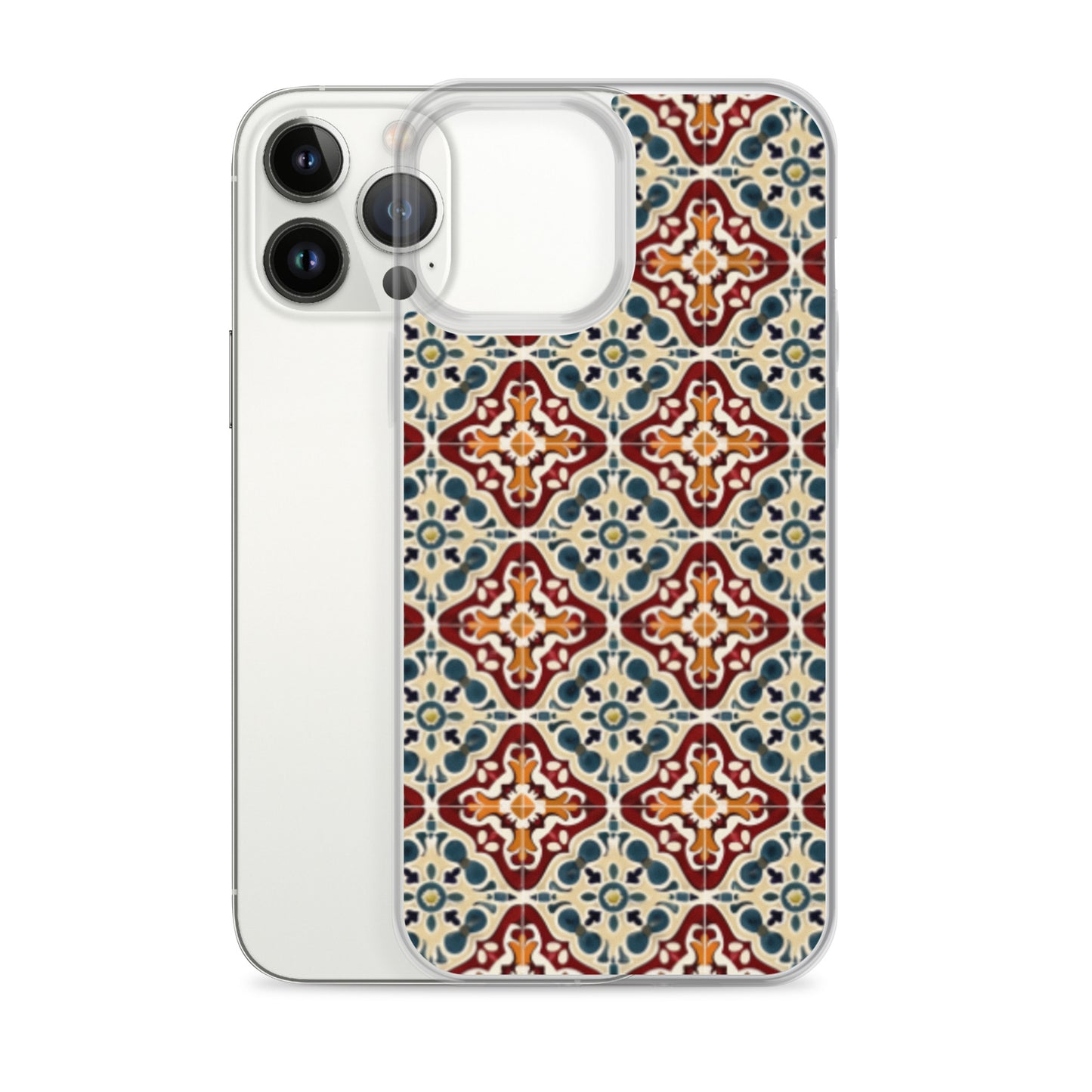 iPhone Case Classic Encaustic Tile Red