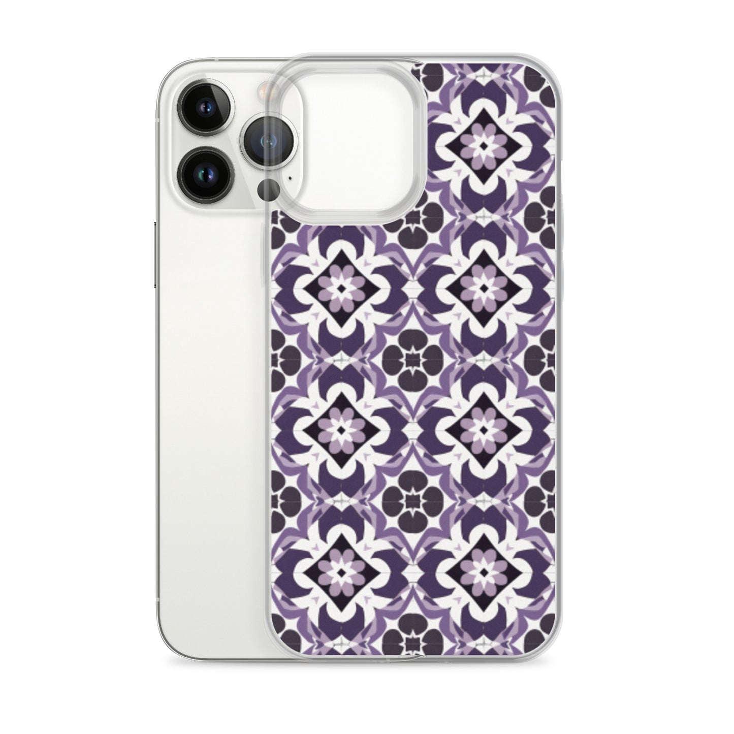 iPhone Case Purple Moroccan Style Tile