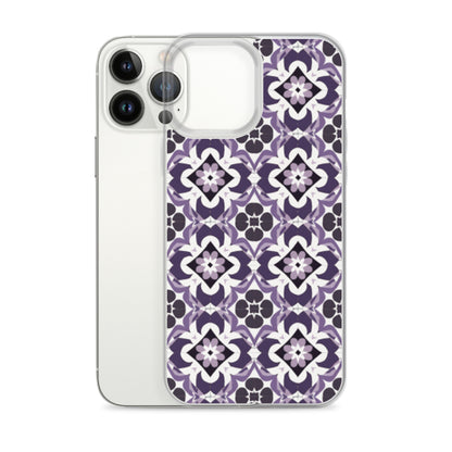 iPhone Case Purple Moroccan Style Tile