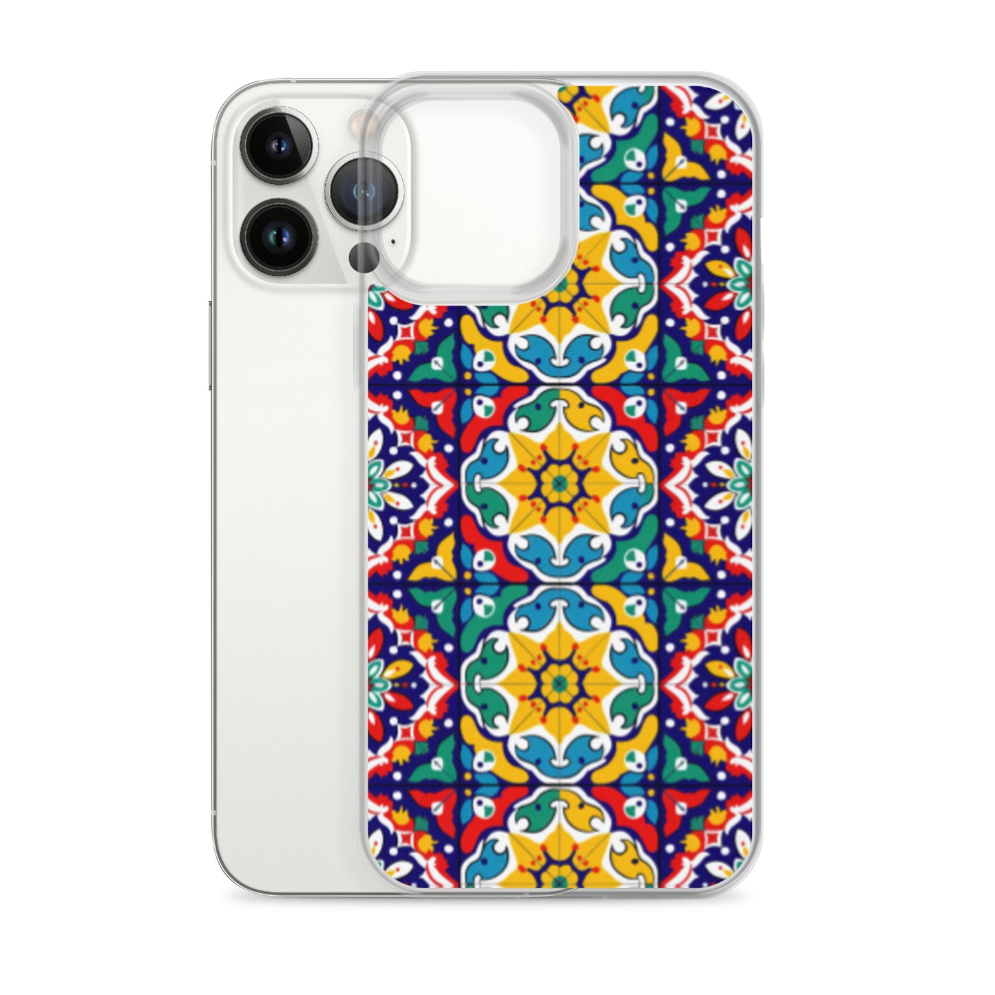 iPhone Case Talavera Tiles Red and Yellow