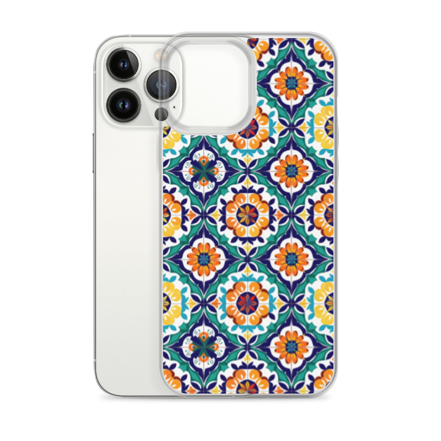 iPhone Case Talavera Tiles Green and Blue