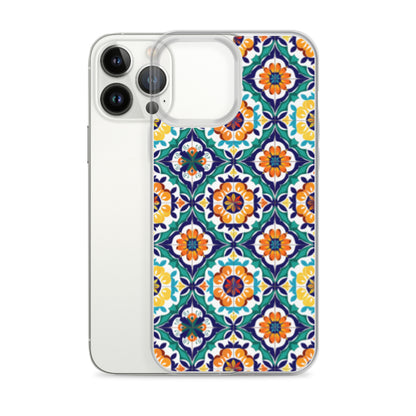 iPhone Case Talavera Tiles Green and Blue