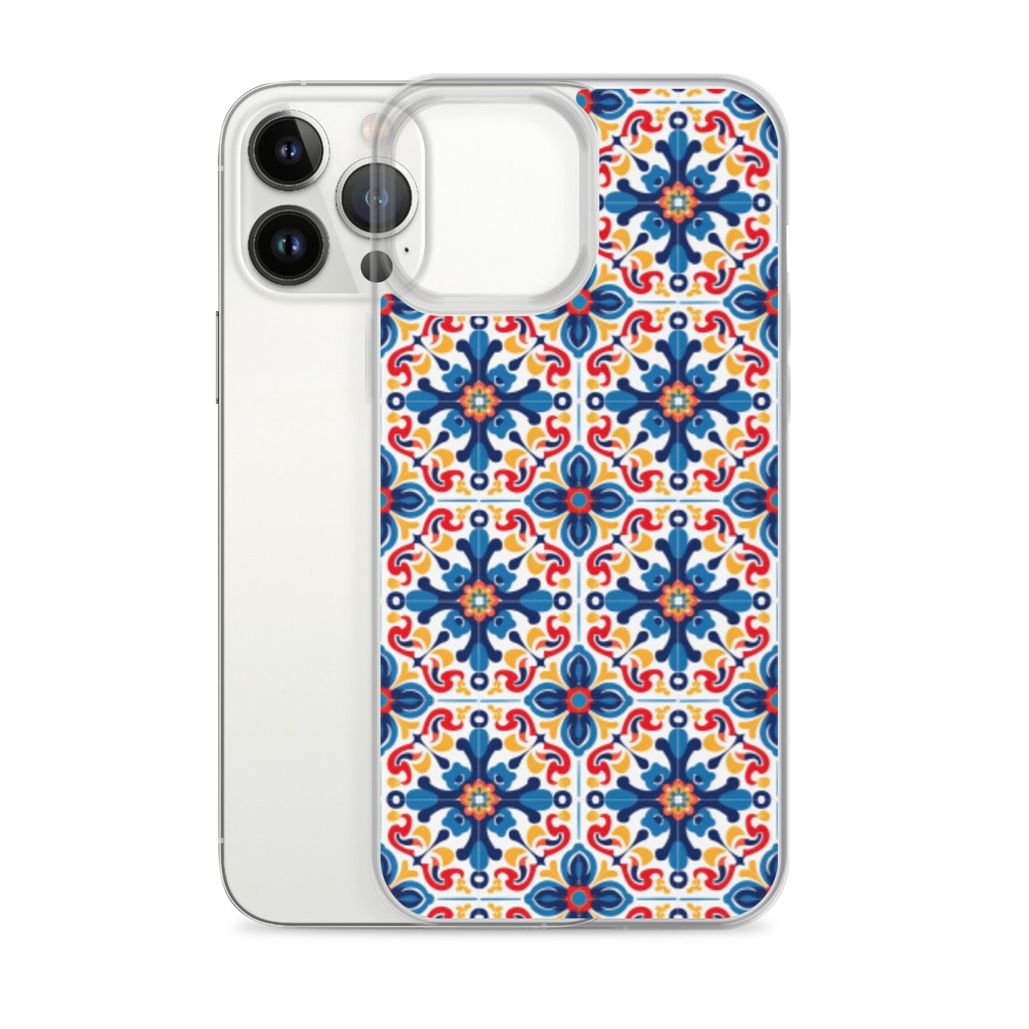 iPhone Case Talavera Tiles Blue and Red