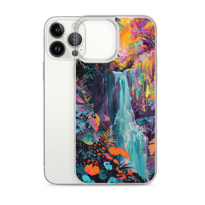 iPhone Case Vibrant Tropical Jungle Waterfall