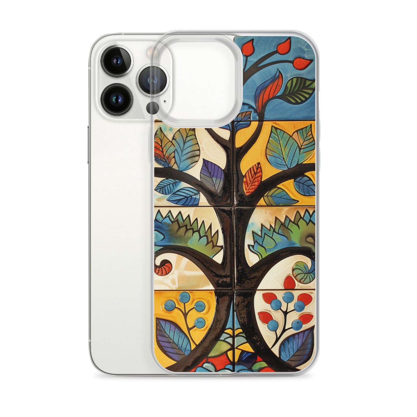 iPhone Case Colorful Tile Tree