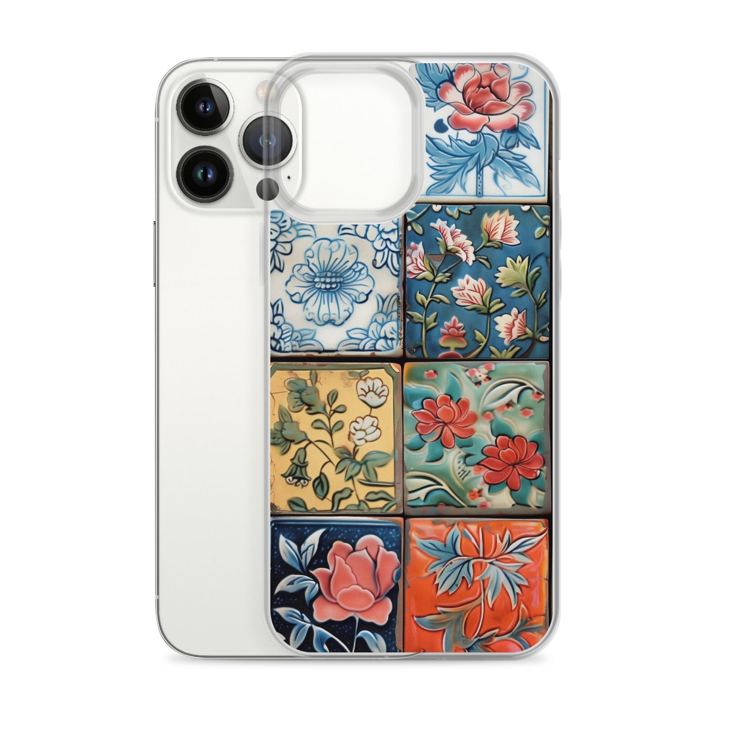 iPhone Case Colorful Majolilca Tiles